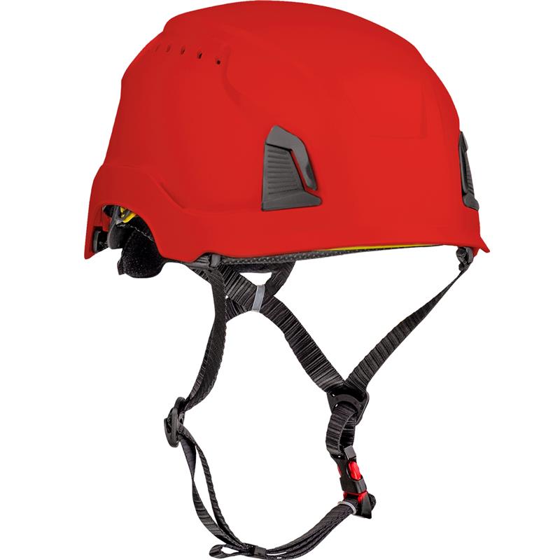 TRAVERSE VENTED SAFETY HELMET MIPS RED - Traverse Vented